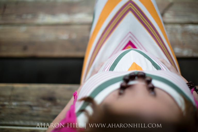 Rain Maternity Portrait Session