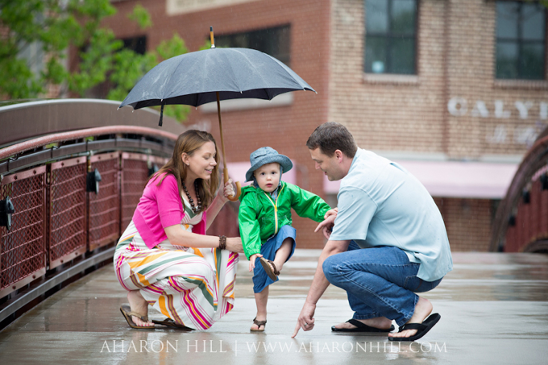 Rain Family Portrait Session